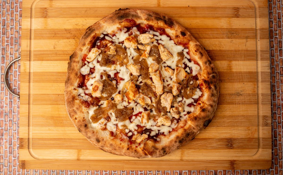 Pizza pollo BBQ