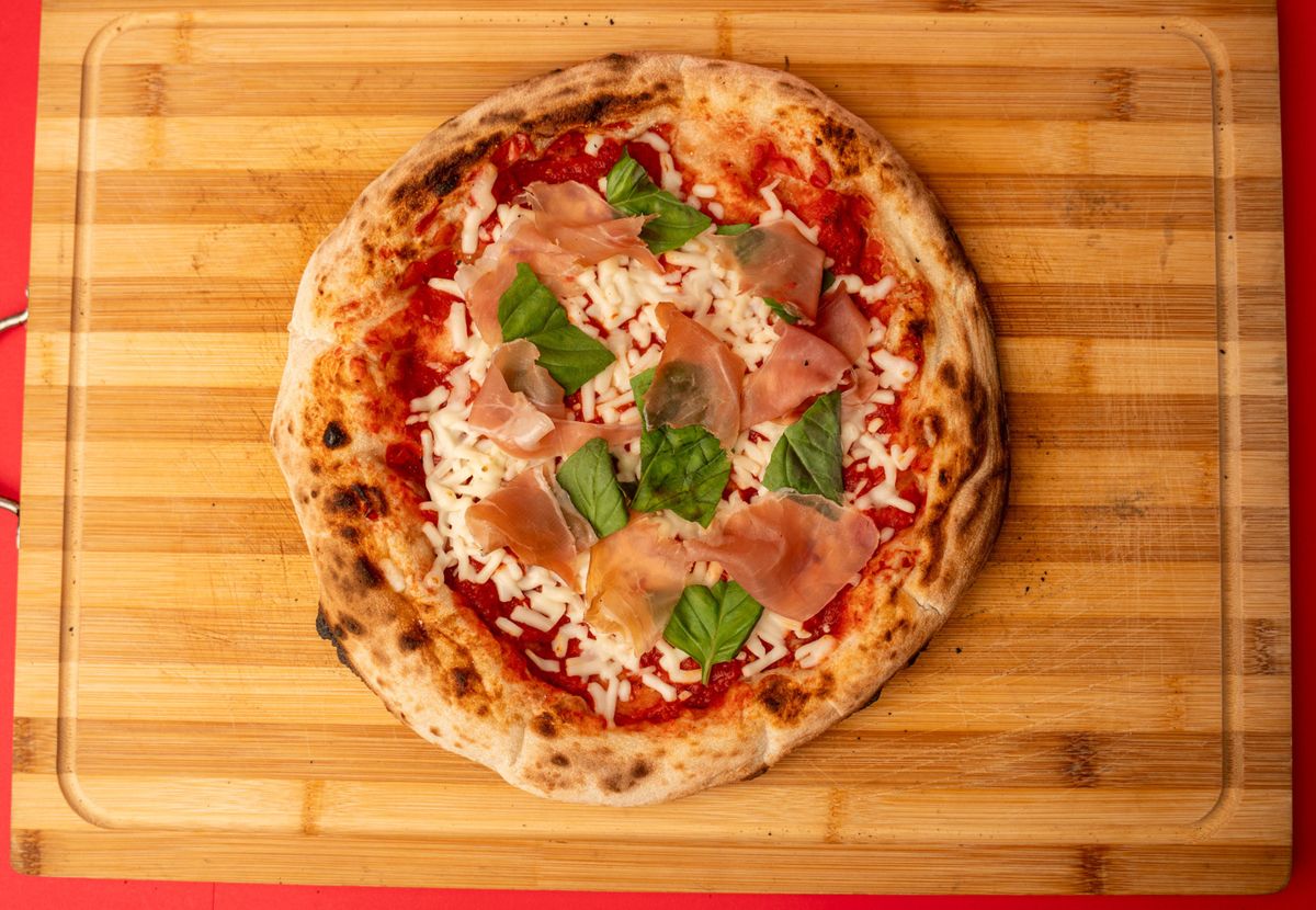 Pizza serrano rúcula